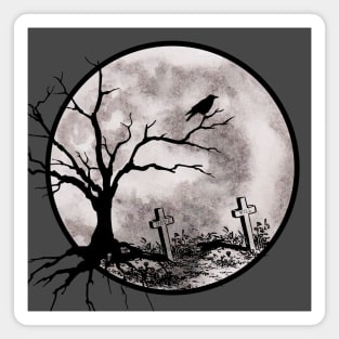 Graveyard Tree Magnet